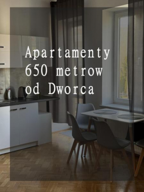 Apartamenty 650 metrów od Dworca